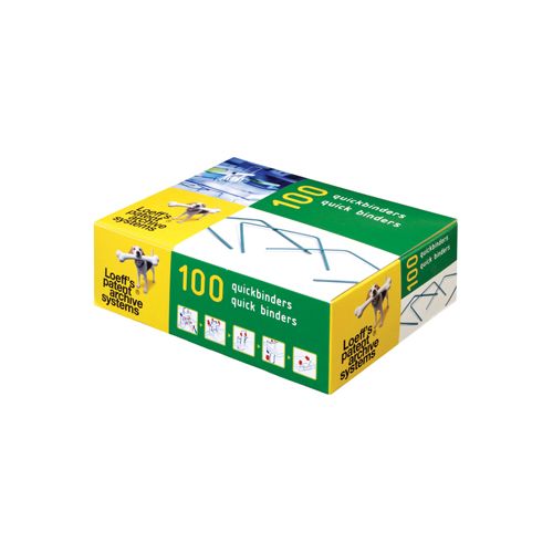 Loeffs Loeff's quickbinder Lengte 100 mm.   Doos van 100 stuks.