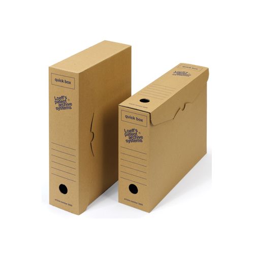 Loeffs Loeff's achiefdoos Quick box 335x240x80 mm               Pak van 50 stuks