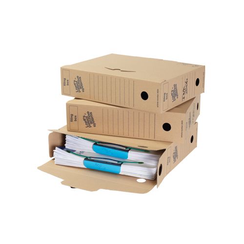 Loeffs Loeff's archiefdoos Filing Box 345x250x80 mm, pak van 50 stuks