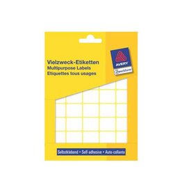 Avery Zweckform Avery Zweckform 3318 mini etiketten ft 22 x 18 mm (b x h), 1.200 etiketten, wit