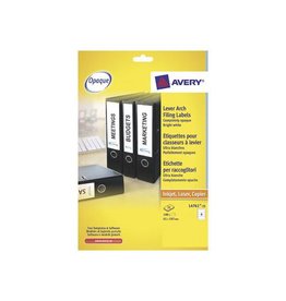 Avery AVERY Printbare rugetik. BlockOut 19,2x6,1cm 25bl 100st wit