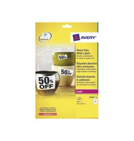 Avery Zweckform Avery ultra-sterke witte etiketten 63,5x38,1mm 420st 21/blad