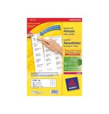 Avery Avery L7162, Adresetiketten, Laser, Ultragrip, wit, 100 vellen, 16 per vel, 99,1 x 33,9 mm