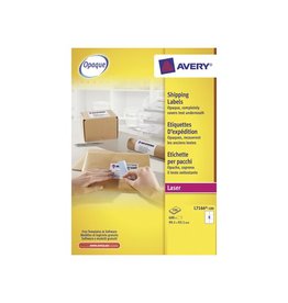 Avery Avery L7166 Verzendetik Laser wit 100vel 6 /vel 99,1x93,1mm