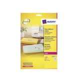 Avery Avery L7551-25 adresetiketten ft 38,1 x 21,2 mm (b x h), 1.625 etiketten, transparant