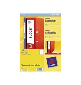 Avery Rugetik 192X62 Bl100 Wit [1st]