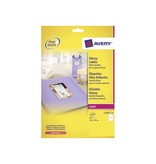Avery Avery Etiketten hoogglanzend ft 210 x 297 mm (b x h), doos van 40 blad, 40 stuks