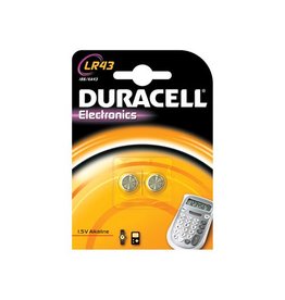 Duracell Duracell knoopcel Electronics LR43, blister van 2 stuks