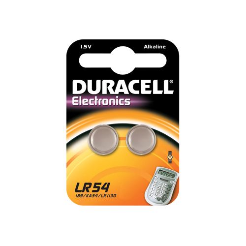 Duracell Duracell knoopcel Electronics LR54, blister van 2 stuks