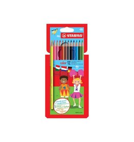 Stabilo STABILO Color kleurpotlood, kartonnen etui van 12 stuks