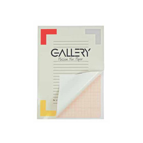 Gallery Gallery millimeterpapier, ft 21x29,7cm (A4), blok van 50 vel