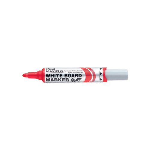Pentel Pentel whiteboardmarker Maxiflo rood — levering per 12