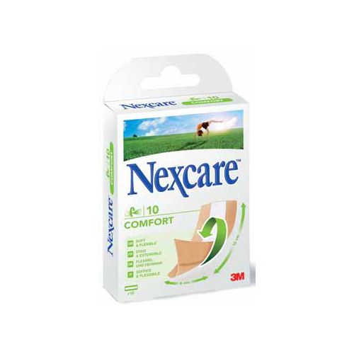 3M 3M pleister Nexcare Comfort 360° ft 10 x 6 cm, te verknippen, pak van 10 stuks