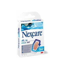 Nexcare 3M pleister Nexcare Aqua 360° 3 formaten, pak van 14 stuks