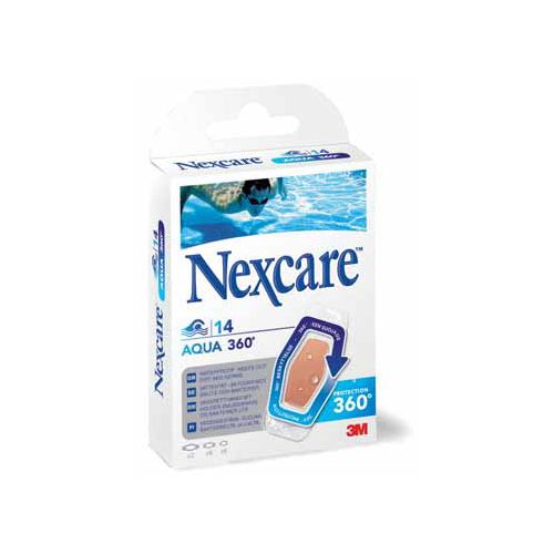 3M pleister Nexcare Aqua 360° 3 formaten, blister van 14st