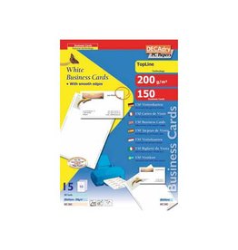 Decadry P.150Visitek.Wit 200Gr.Rechteh [1st]