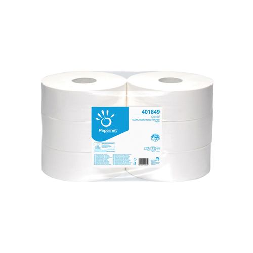 Papernet Papernet toiletpapier Special Maxi Jumbo, 2-laags, 1180 vellen, pak van 6 rollen