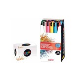Posca Uni POSCA paintmarker PC-1MR, 0,7 mm, doos van 16 stuks in geassorteerde kleuren