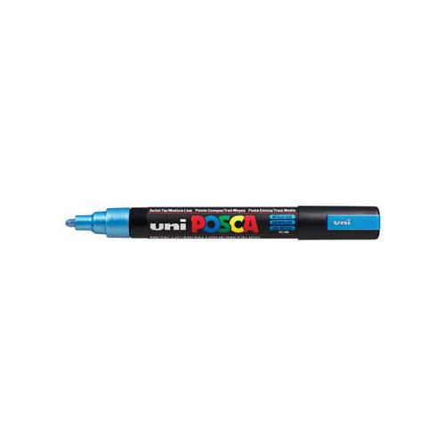 Posca Uni POSCA paintmarker PC-5M, 1,8 - 2,5 mm, blauw metaal