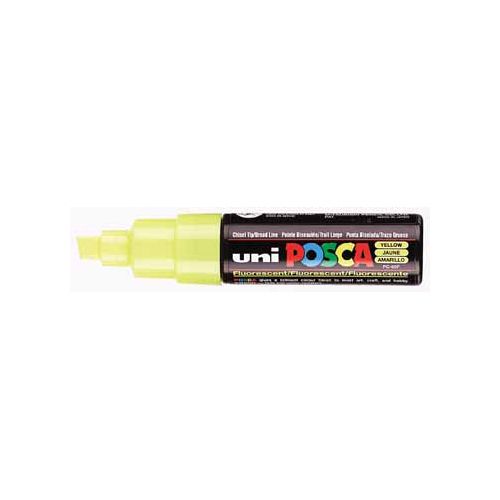 Posca uni-ball Paint Marker op waterbasis Posca PC-8K fluo geel