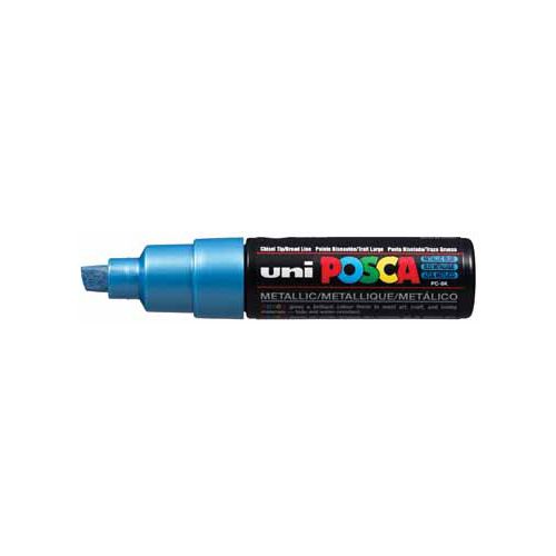 Posca uni-ball Paint Marker op waterbasis Posca PC-8K blauw metaal