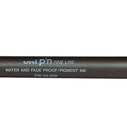 Uni-ball Uni Pin fineliner, ronde punt, 0,2 mm, zwart