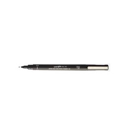 Uni-ball Uni Pin fineliner, ronde punt, 0,8 mm, zwart