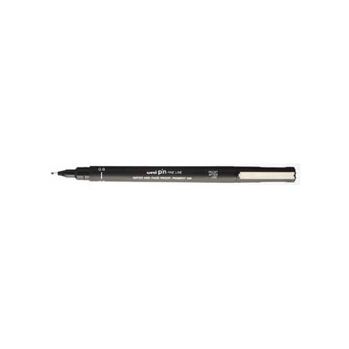 Uni-ball Uni Pin fineliner, ronde punt, 0,8 mm, zwart