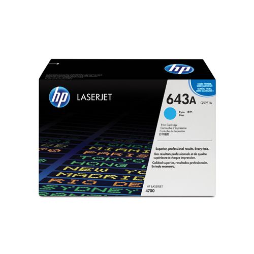 HP HP 643A (Q5951A) toner cyan 10000 pages (original)