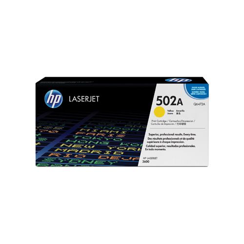 HP HP 502A (Q6472A) toner yellow 4000 pages (original)