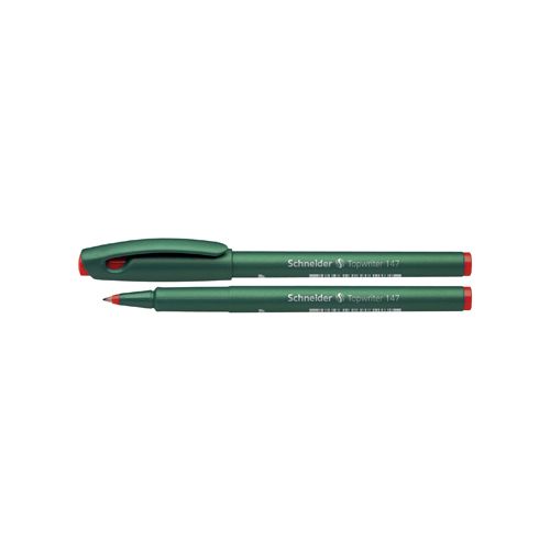 Schneider Schneider fineliner topwriter 147 rood — levering per 10