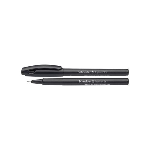Schneider Schneider Fineliner Topliner 967 zwart — levering per 10
