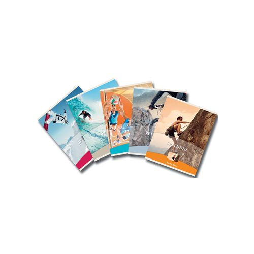 Aurora Splendid schrift, 36 bladzijden, ft 16,5 x 21 cm, gelijnd 8 mm