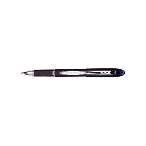Uni-ball Uni-ball roller Jetstream blauw, schrijfbreedte 0,45 mm, medium schrift, schrijfpunt 1 mm, zwarte rubb...