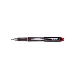 Uni-ball Uni-ball roller Jetstream rood, schrijfbreedte 0,45 mm, medium schrift, schrijfpunt 1 mm, zwarte rubbe...