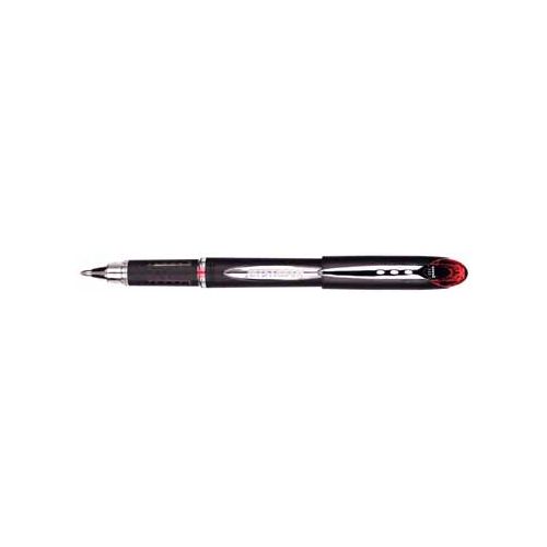 Uni-ball Uni-ball roller Jetstream rood, schrijfbreedte 0,45 mm, medium schrift, schrijfpunt 1 mm, zwarte rubbe...