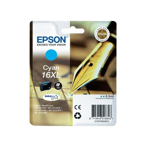 Epson Epson 16XL (C13T16324012) ink cyan 450 pages (original)