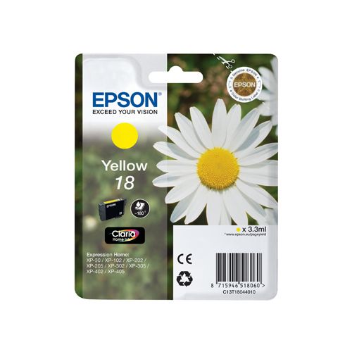 Epson Epson 18 (C13T18044010) ink yellow 180 pages (original)