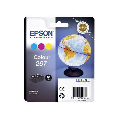 Epson Epson 267 (C13T26704010) ink c/m/y 200 pages (original)