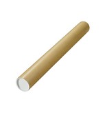 Merkloos Verzendkoker, ft 75 x 8 cm, bruin