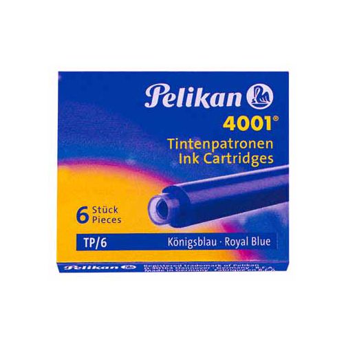 Pelikan Pelikan inktpatronen 4001 koningsblauw