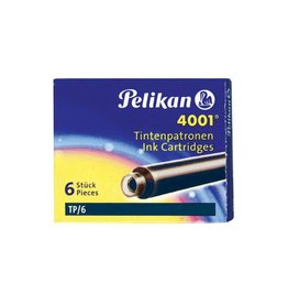 Pelikan Inktpatroon 4001 Blauw/Zw 6X [1st]