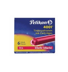 Pelikan Inktpatroon 4001 Rood 6X [1st]