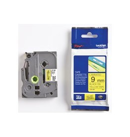 Brother Brother Tape Tze 9Mm Zw/Geel [1st]