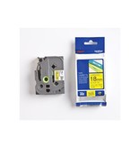 Brother Brother TZe tape voor P-Touch 18 mm, zwart op geel