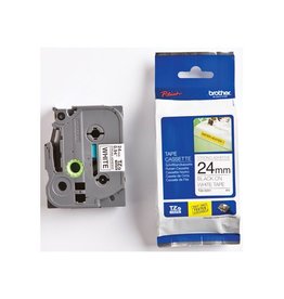 Brother Brother TZe tape voor P-Touch 24 mm, zwart op wit, extra klevend