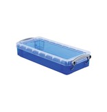 Really Useful Box Really Useful Box pennenbakje 0,55 liter, transparant blauw