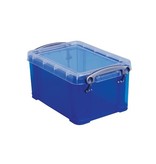 Really Useful Box Really Useful Box 0,7 liter, transparant blauw