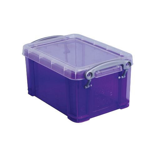 Really Useful Box Really Useful Box 0,7 liter, transparant paars