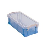 Really Useful Box Really Useful Box 0,9 liter, transparant blauw